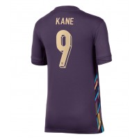 Camisa de Futebol Inglaterra Harry Kane #9 Equipamento Secundário Mulheres Europeu 2024 Manga Curta